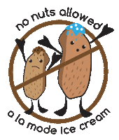 Ice Cream Sticker Sticker by A La Mode Ice Cream