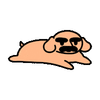 Sleep Sitting Sticker by KETNIPZ