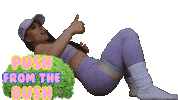 ninanam booty peach glutes hip thrust Sticker