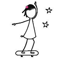 Fun Girl Sticker