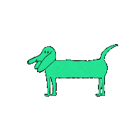 Dog Sausagedog Sticker