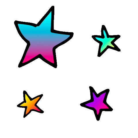 Rainbow Space Sticker by Tyler Resty