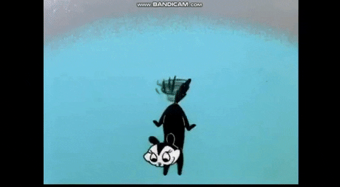 mavargasl giphygifmaker looney toons flying cat tail cat GIF