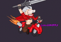 Devil May Cry Bike GIF