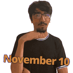 November 10 Sticker