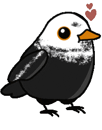 Bird Vogel Sticker by mahoniemoni