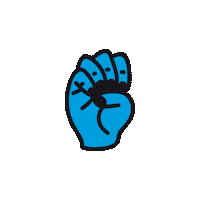 sign language e Sticker by Tim Colmant