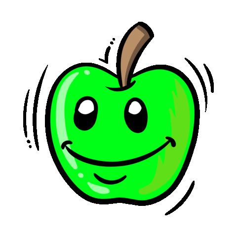Apple Appetit Sticker by Apfel essen nicht vergessen