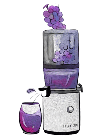 huromeurope giphyupload vegan purple juice Sticker