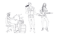 Dance Playing Sticker