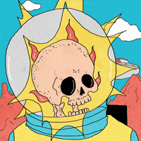 BeavertownBrewery space beer skull spaceman GIF