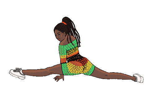 Dancer Reggae Sticker by Knots & Vibes