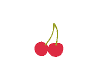 carsonplummer fruit cherry cherries carson plummer Sticker
