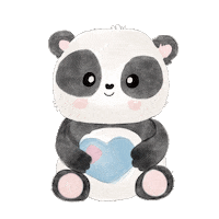 Panda Cora Sticker by Corá Fotos