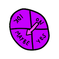 You Choose Idk Sticker by HUD App