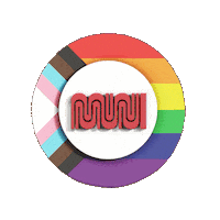 San Francisco Rainbow Sticker by SFMTA-Muni