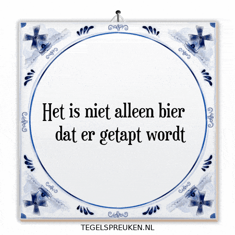 Tap Bier GIF by Tegelspreuken.nl