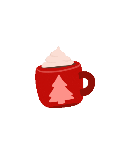 Hot Chocolate Drinking Sticker by Demic