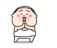 Old Man Thanks Sticker