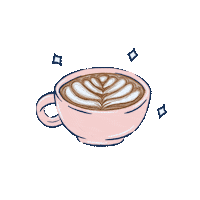 savannasteffens summer pink coffee good morning Sticker