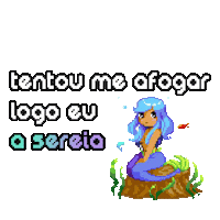 Humor Mermaid Sticker by Princesas Caiçaras