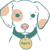 Puppy Sticker by Dog Spotted