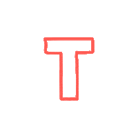 T Alphabet Sticker