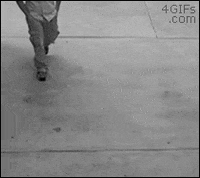 awkward robbery GIF
