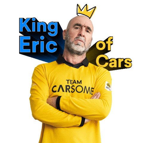 Eric Cantona Football Sticker by CarsomeMY