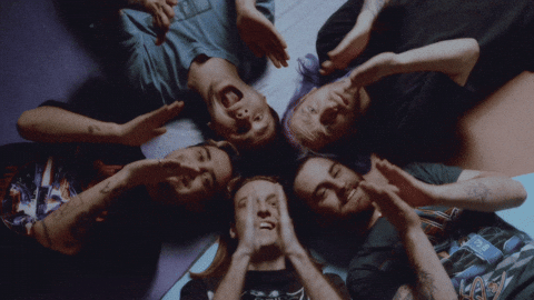 Split Avoid GIF by Thriller Records