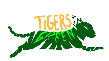 Tigers Go Green Sticker by Princeton University