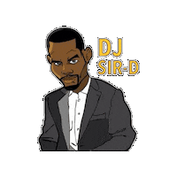 DJSir-D dj suit rude mean Sticker