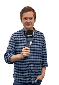 Microphone Frage Sticker by Hellweg Radio