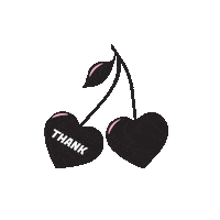 Pink Thanks Sticker