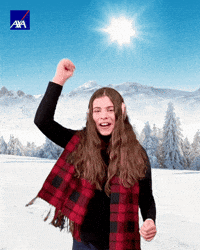 Snow Winter GIF by AXA_Deutschland