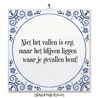 Nl Verandering Sticker by Tegelspreuken.nl