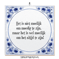 Wijsheid Spreuk Sticker by Tegelspreuken.nl