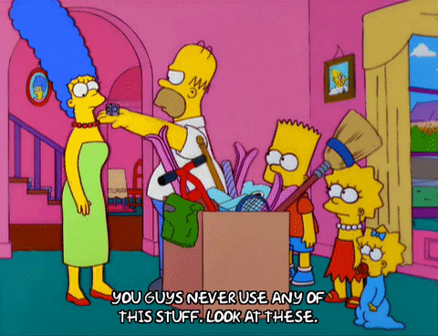 looking homer simpson GIF