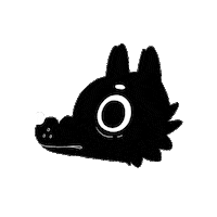 angry dog Sticker by Lois de Silva