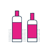 Clubers fun party wine bottle Sticker