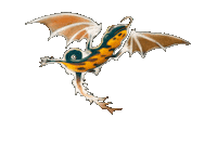 StudioReclame magic dragon reclame salamandra Sticker