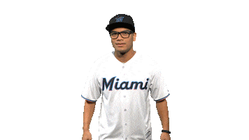 fun baseball Sticker by Miami Marlins