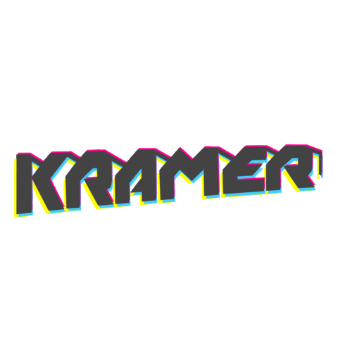 KramerGuitarsUS trippy rock guitar kramer Sticker