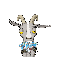 MOOD_PUBLISHING mood goat goatsimulator moodpublishing Sticker