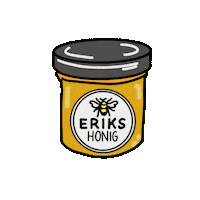 Bee Honey Sticker by Eriks Hotel