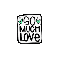 Love You Hearts Sticker by Poptimism Art and Lettering