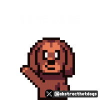 Take Care Goodbye Sticker by HotDogs