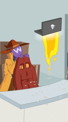 Fire Rocket GIF