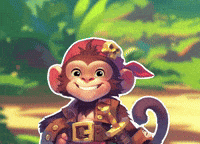 Happy Monkey GIF by MGA Games