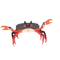 Crab Sticker